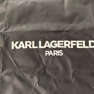 Karl Lagerfeld Black Paris Logo Bag